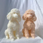 Create Adorable Handmade Poodle Puppy Candles with This Easy Silicone Mold