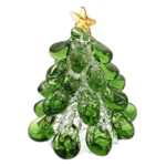 Elegant Glass Christmas Tree Centerpiece to Brighten Your Holiday Table Decor