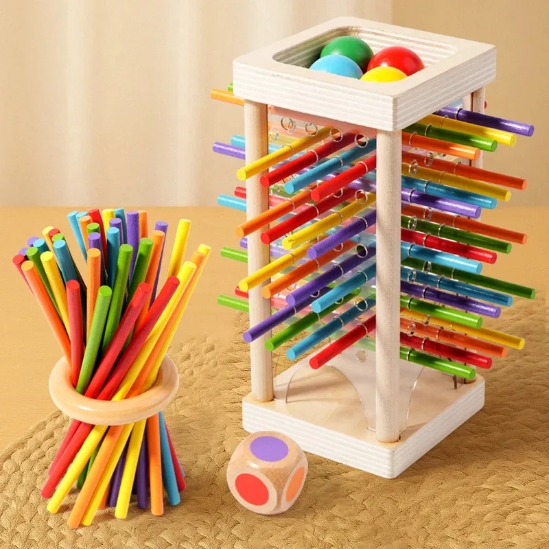 Enhance Kids’ Critical Thinking with This Engaging Two-Player Wooden Puzzle Toy